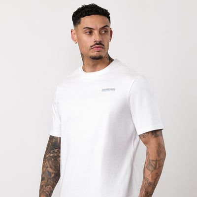 Gym King Nothing Beats Belief 2.0 Jersey T-Shirt - White