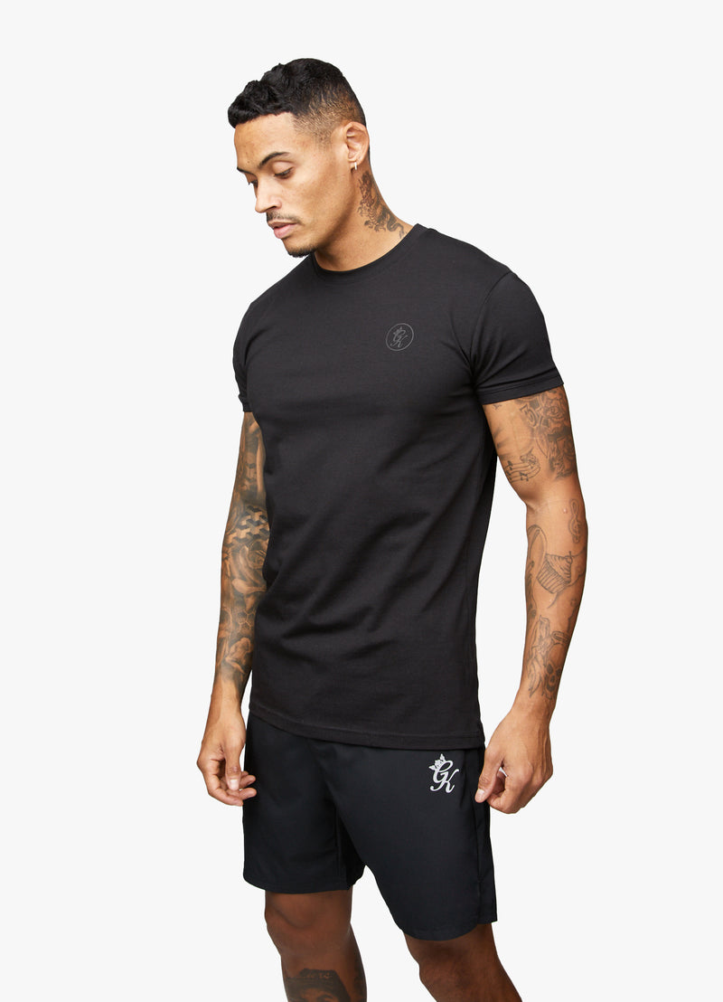 Gym King Nothing Beats Belief Tee - Black