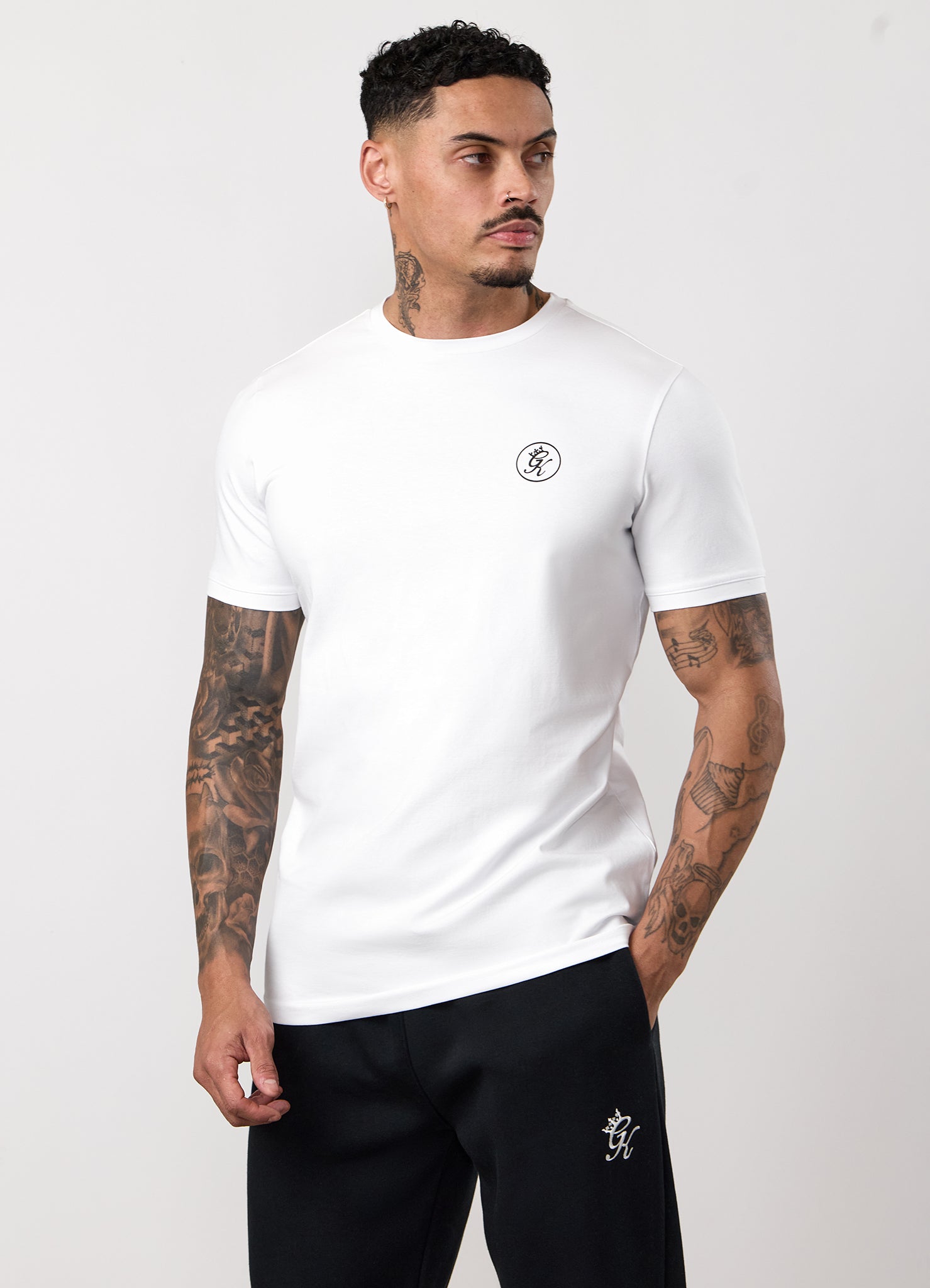 Gym King Nothing Beats Belief Tee - White