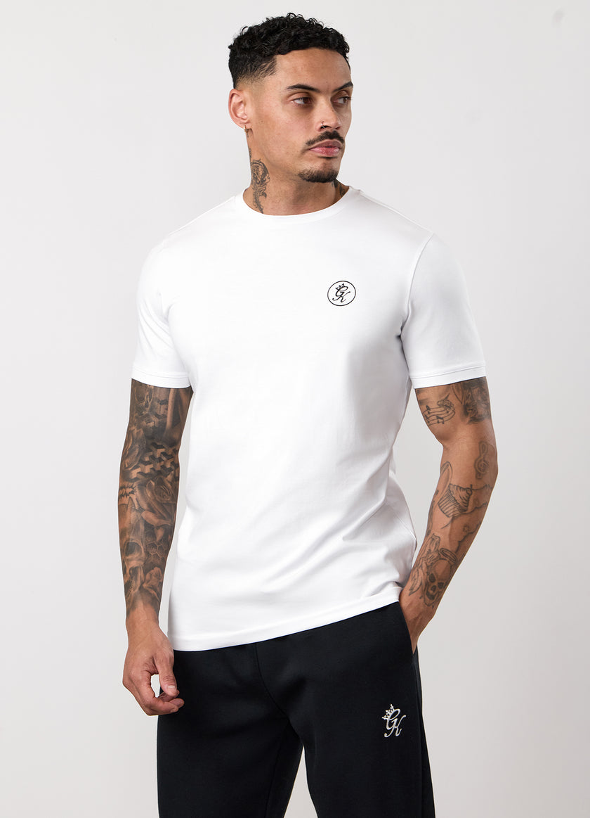 Gym King Nothing Beats Belief Tee - White