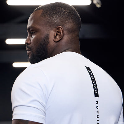 Gym King Nothing Beats Belief Tee - White