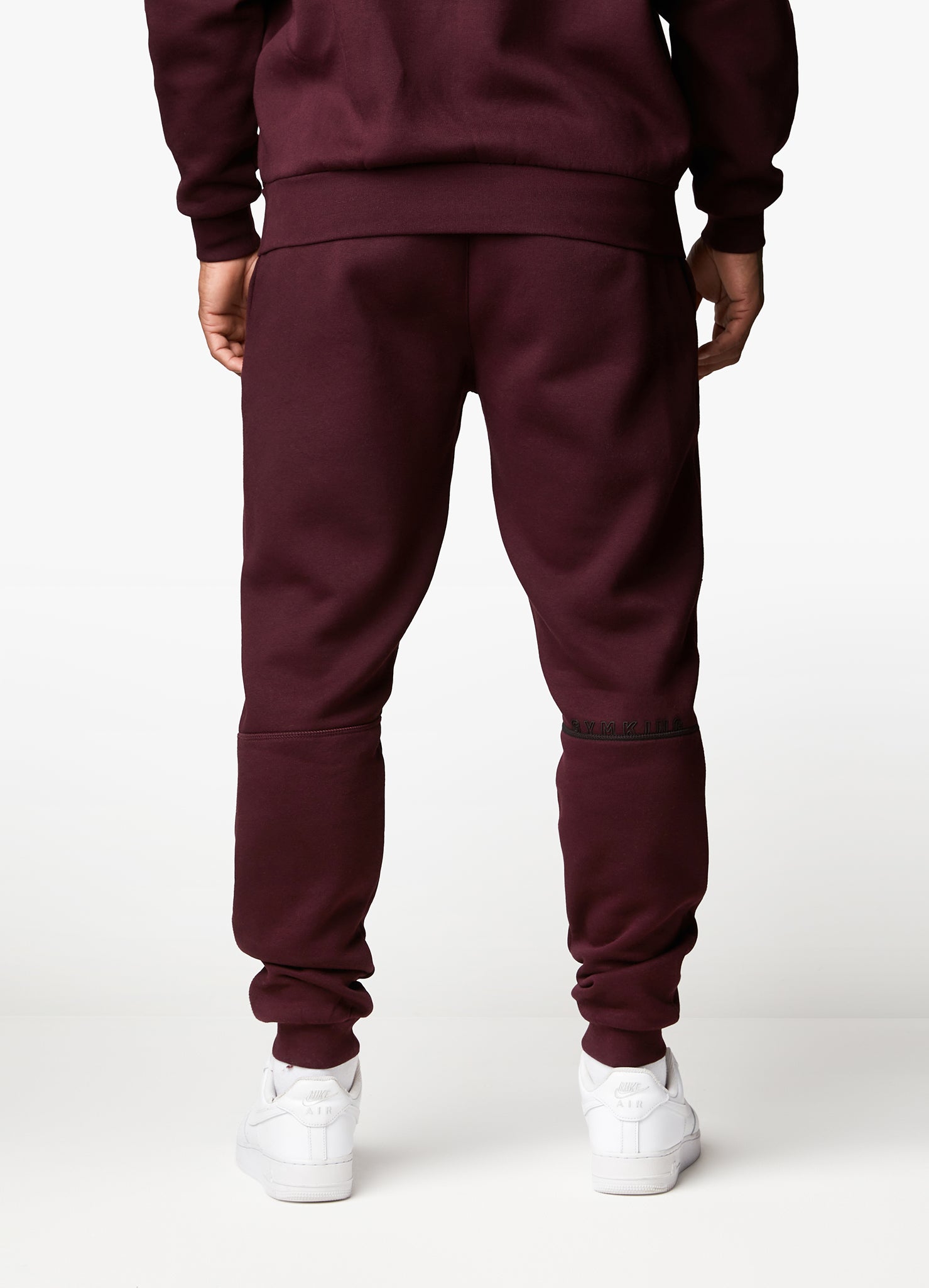 Burgundy jogger set sale