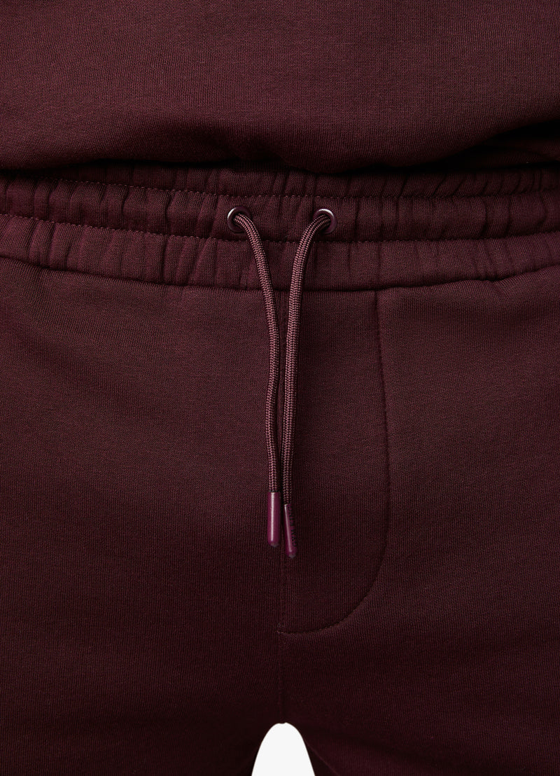 Gym King Outline Print Jogger - Burgundy