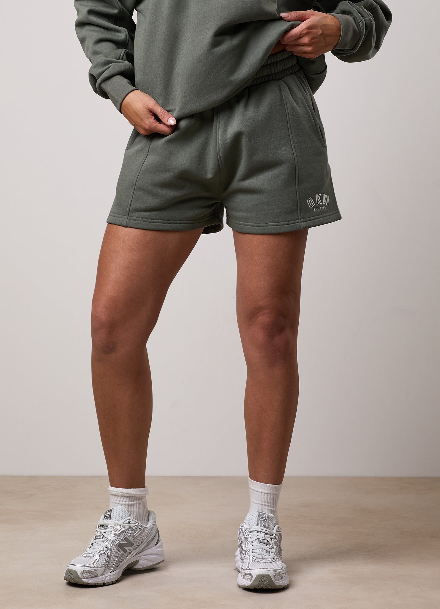 GKW Oversized Crew and Shorts - Dusk Green
