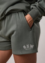 GKW Oversized Crew and Shorts - Dusk Green