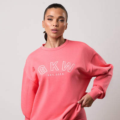 GKW Oversized Crew - Spiced Coral