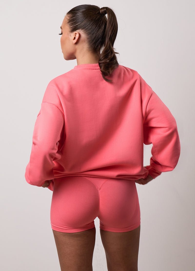 GKW Oversized Crew - Spiced Coral