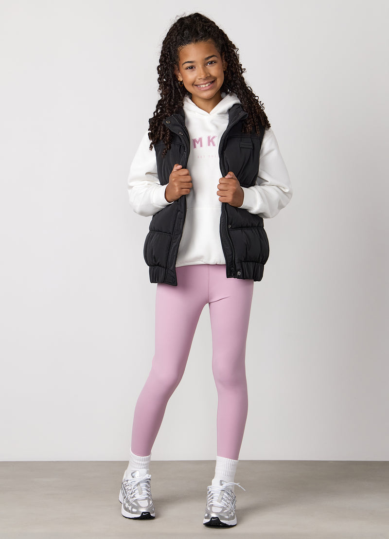 Gym King Kids Panelled Gilet - Black