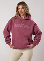 Gym King Sanctuary Hoodie - Dark Rose thumbnail