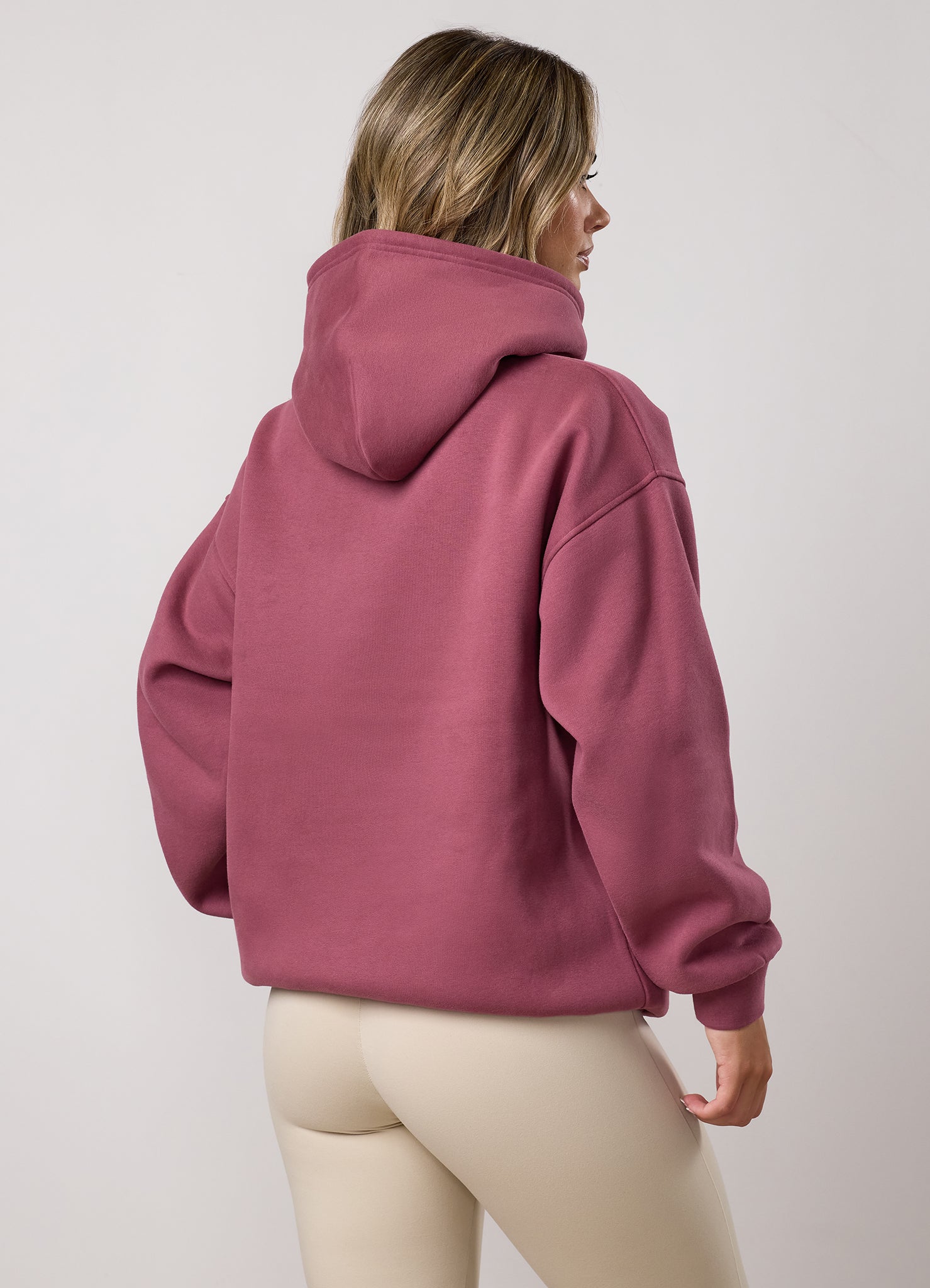 Gym King Sanctuary Hoodie - Dark Rose