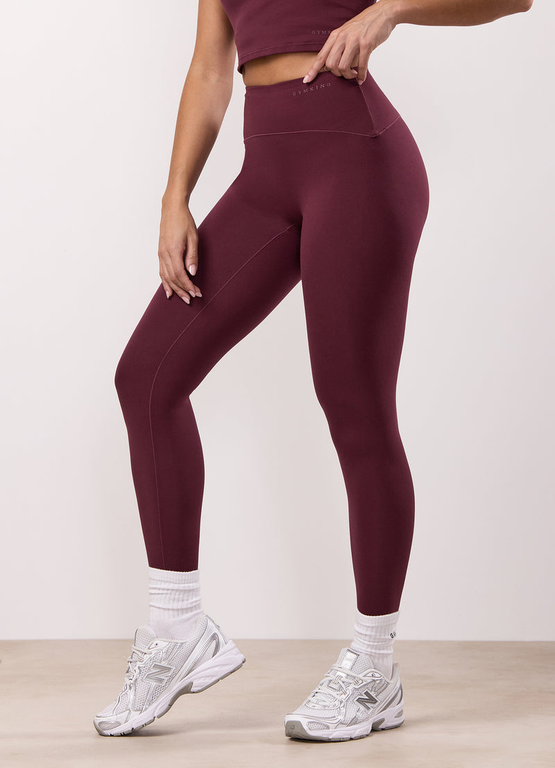Gym King Peach Luxe Legging - Vibrant Fig Luxe