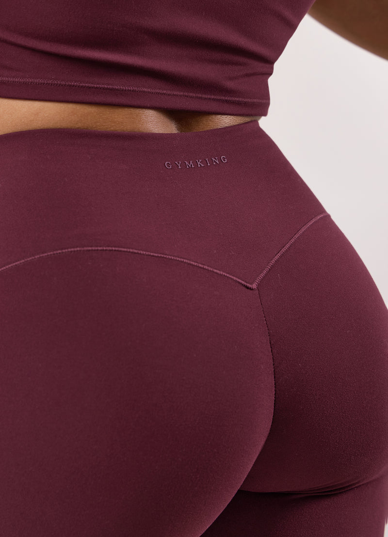 Gym King Peach Luxe Legging - Vibrant Fig Luxe