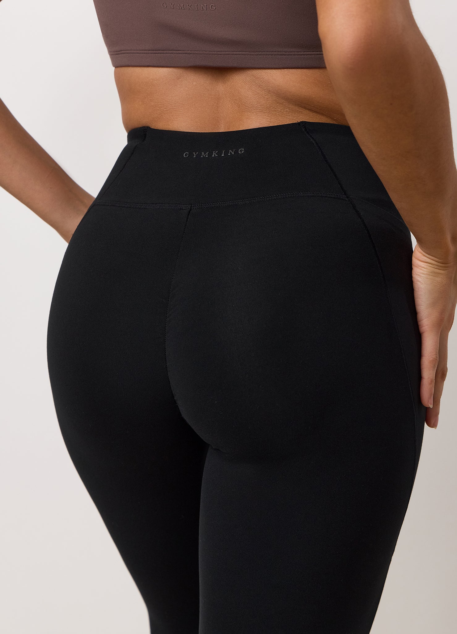 Gym King Peach Luxe Redefined Legging - Black