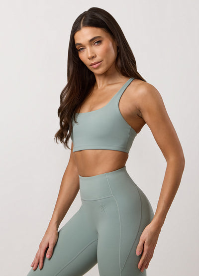 Gym King Peach Luxe Redefined Bra - Brushed Sage