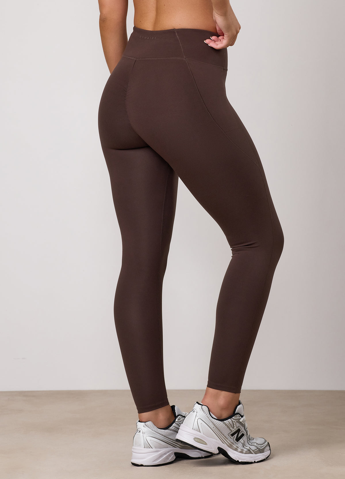 Gym King Peach Luxe Redefined Legging - Dark Chocolate