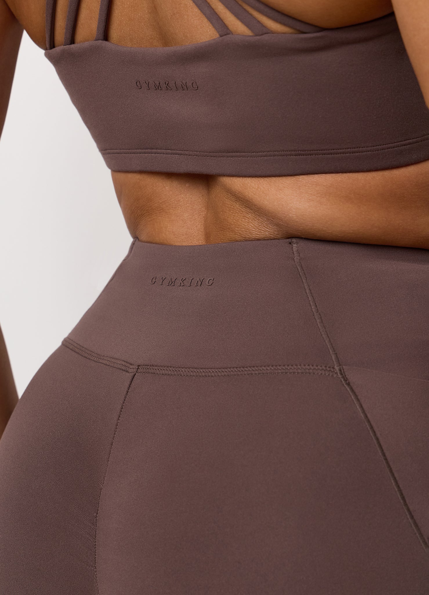 Gym King Peach Luxe Redefined Legging - Deep Mocha