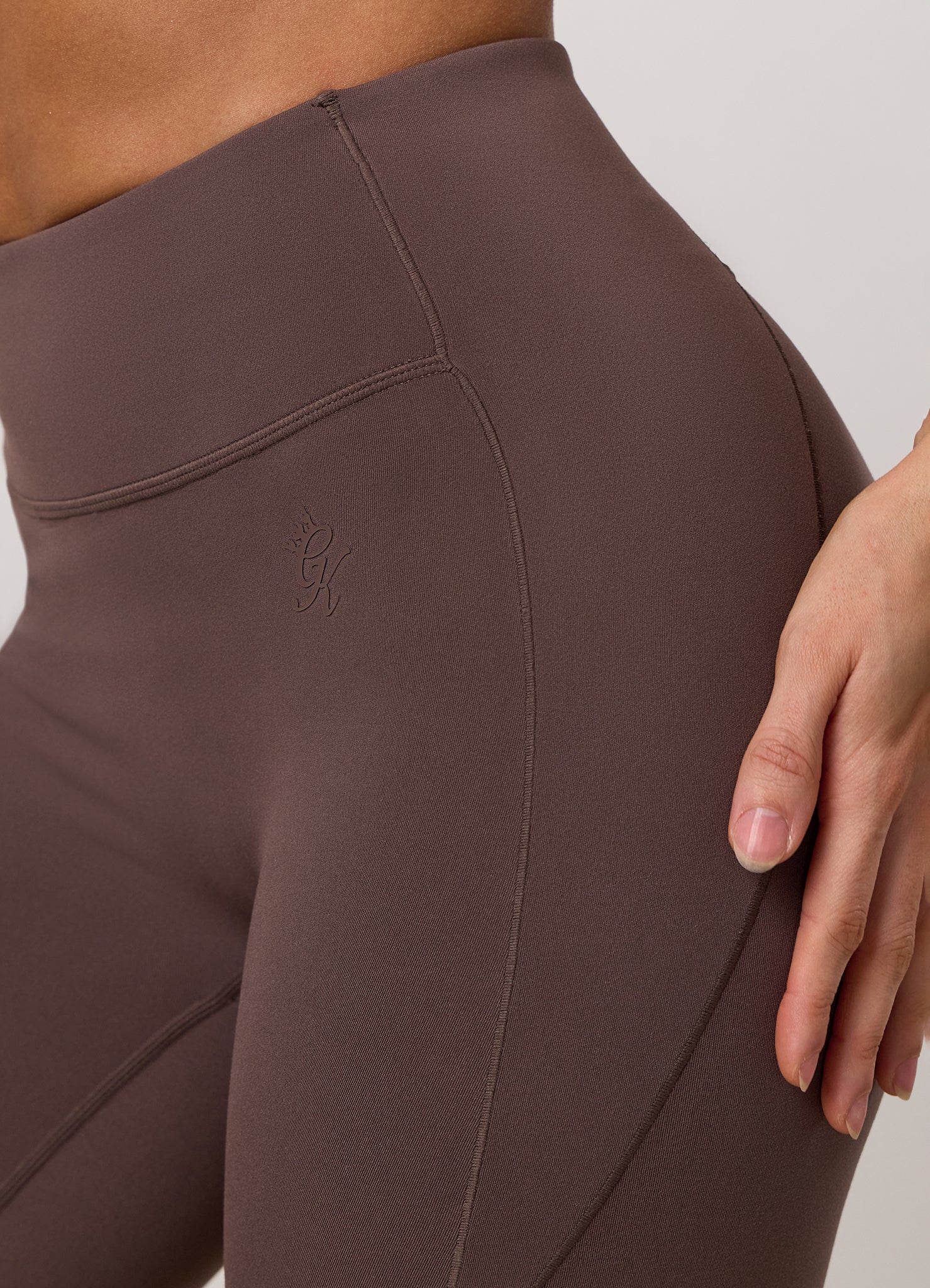 Gym King Peach Luxe Redefined Legging - Deep Mocha