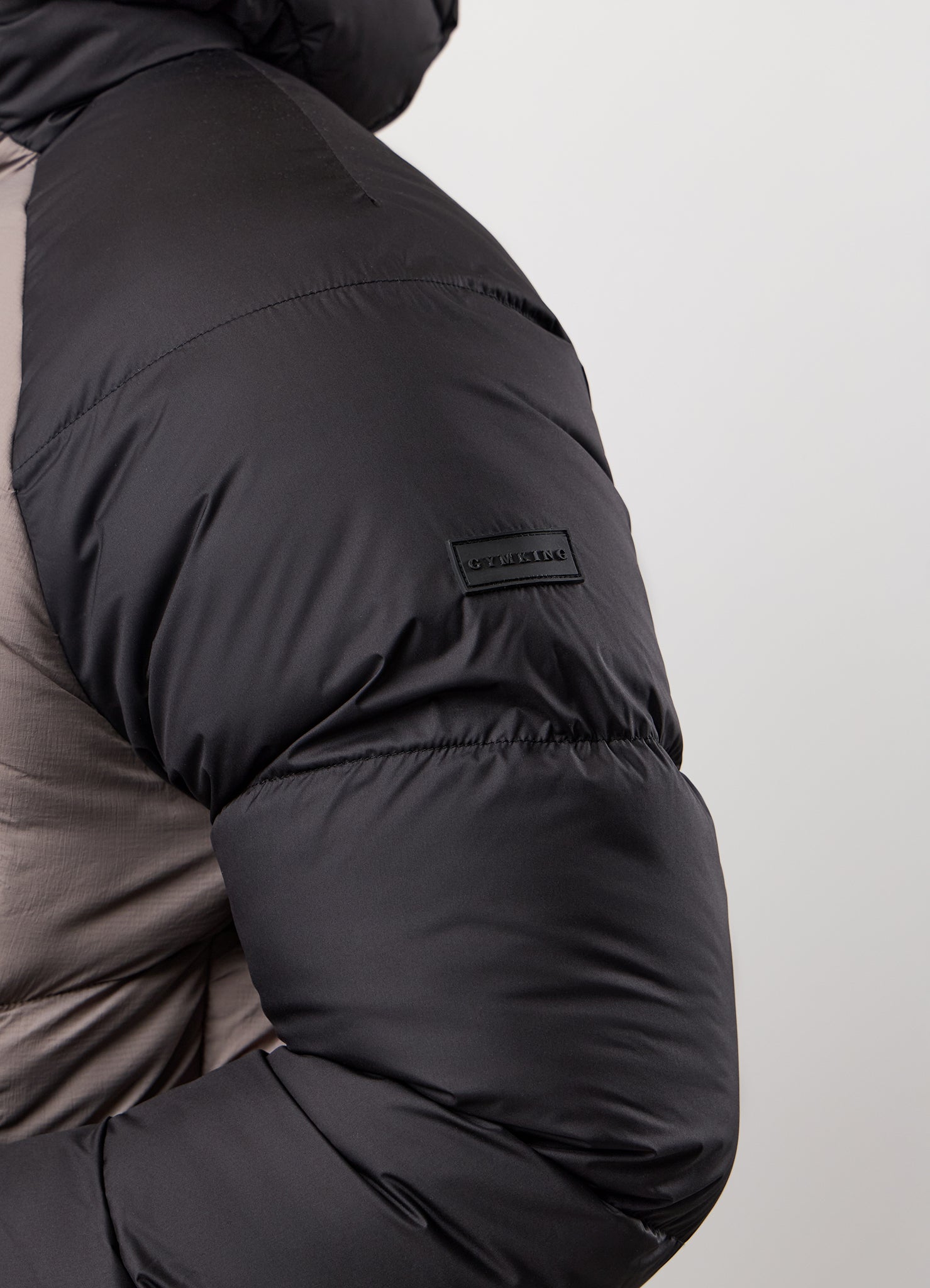 Gym King Peak Puffer Jacket - Black/Cinder