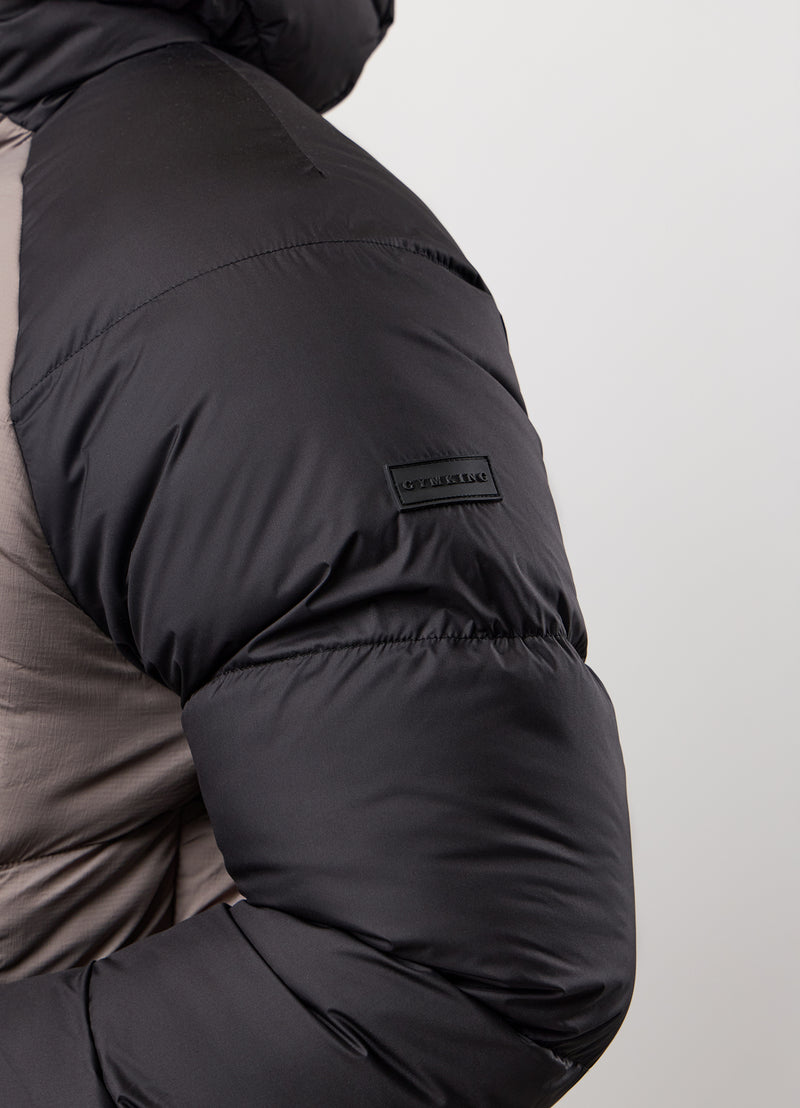Gym King Peak Puffer Jacket - Black/Cinder