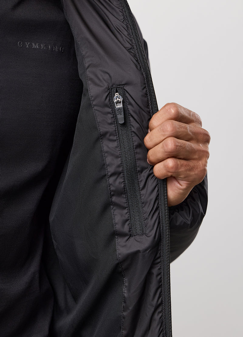 Gym King Peak Puffer Jacket - Black/Cinder