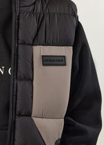 Gym King Kids Peak Puffer Gilet - Black/Cinder