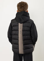 Gym King Kids Peak Puffer Gilet - Black/Cinder