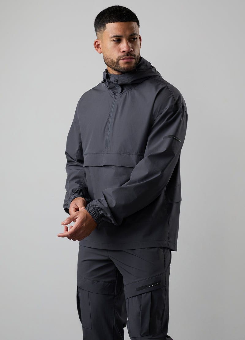 Gym King Pursuit 1/2 Zip Hood - Graphite