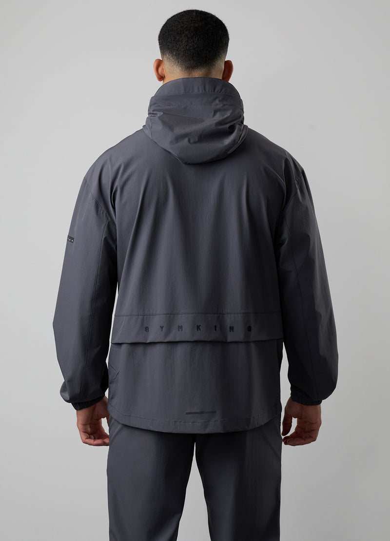 Gym King Pursuit 1/2 Zip Hood - Graphite