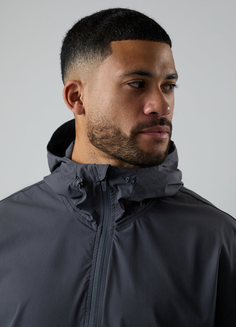 Gym King Pursuit 1/2 Zip Hood - Graphite