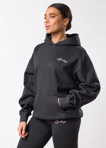 Gym King Script Mindset Hoodie - Dark Pewter thumbnail