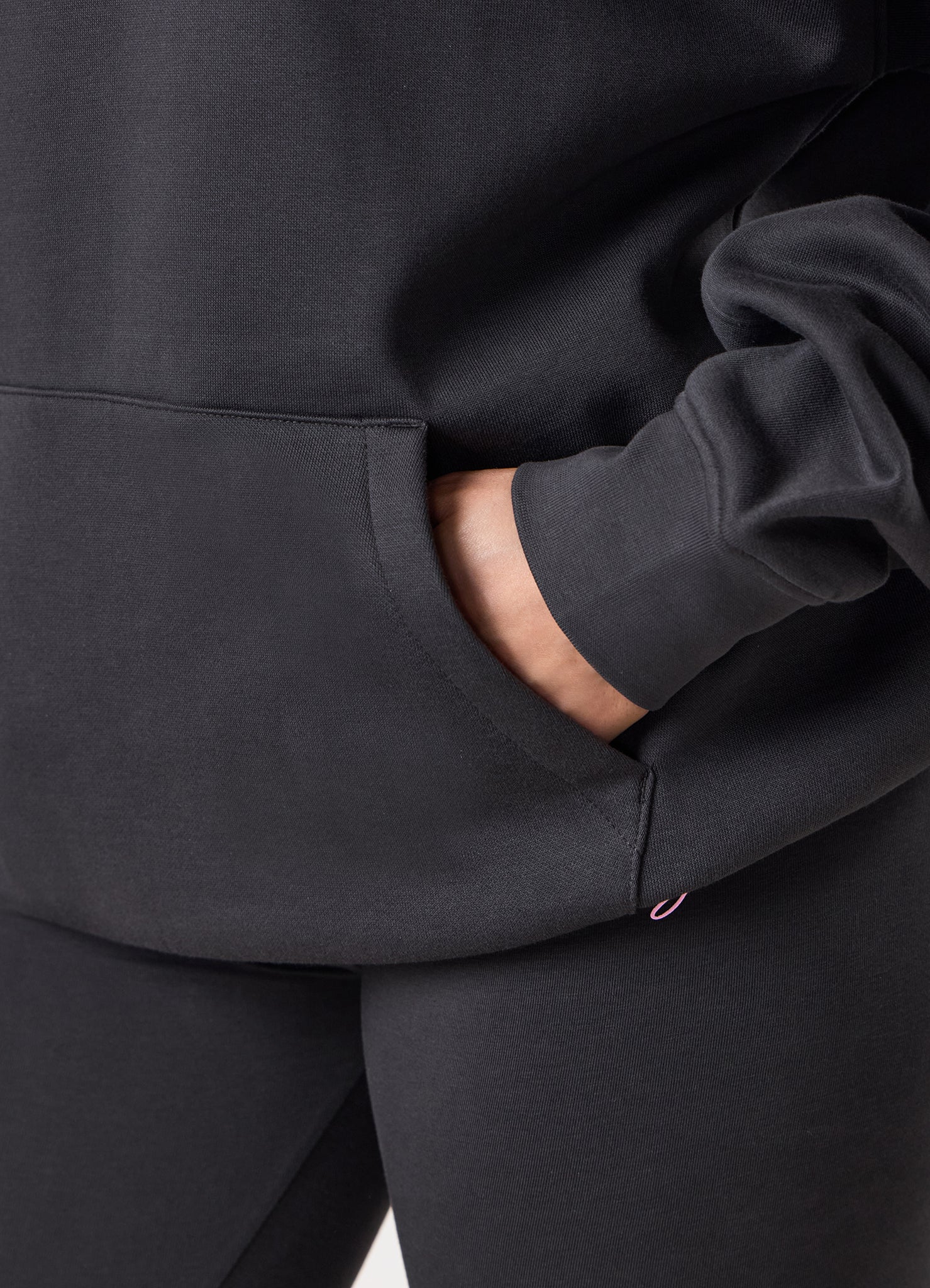 Gym King Script Mindset Hood - Dark Pewter