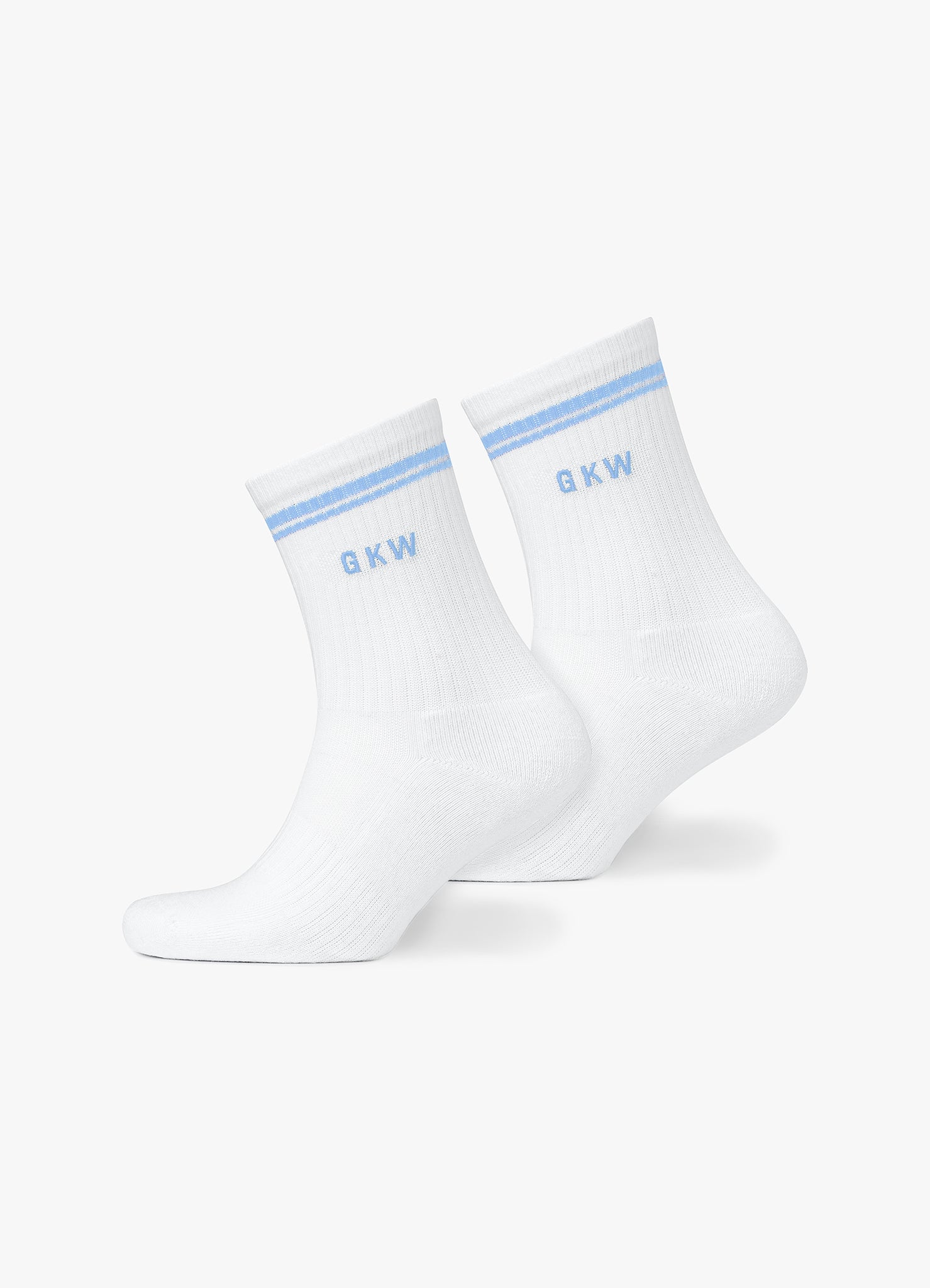 GKW Tipping Crew Sock (3PK) - Carnation Pink/Hyacinth/Blue Cotton