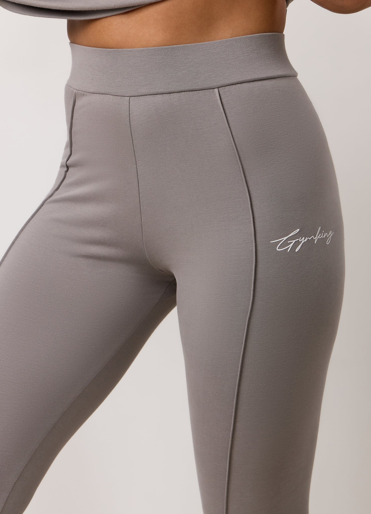 Gym King Poise Jersey Legging - Warm Grey