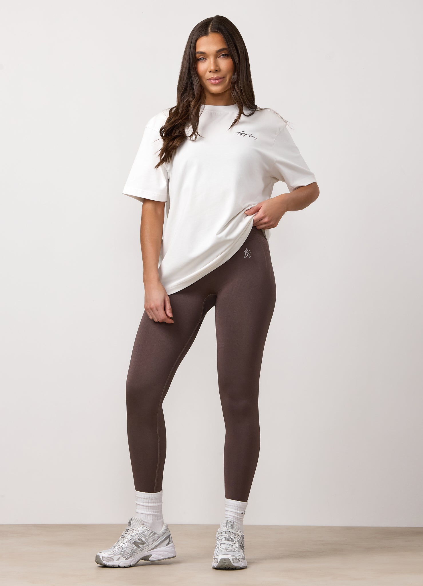 Gym King Poise Boyfriend Tee - Cream