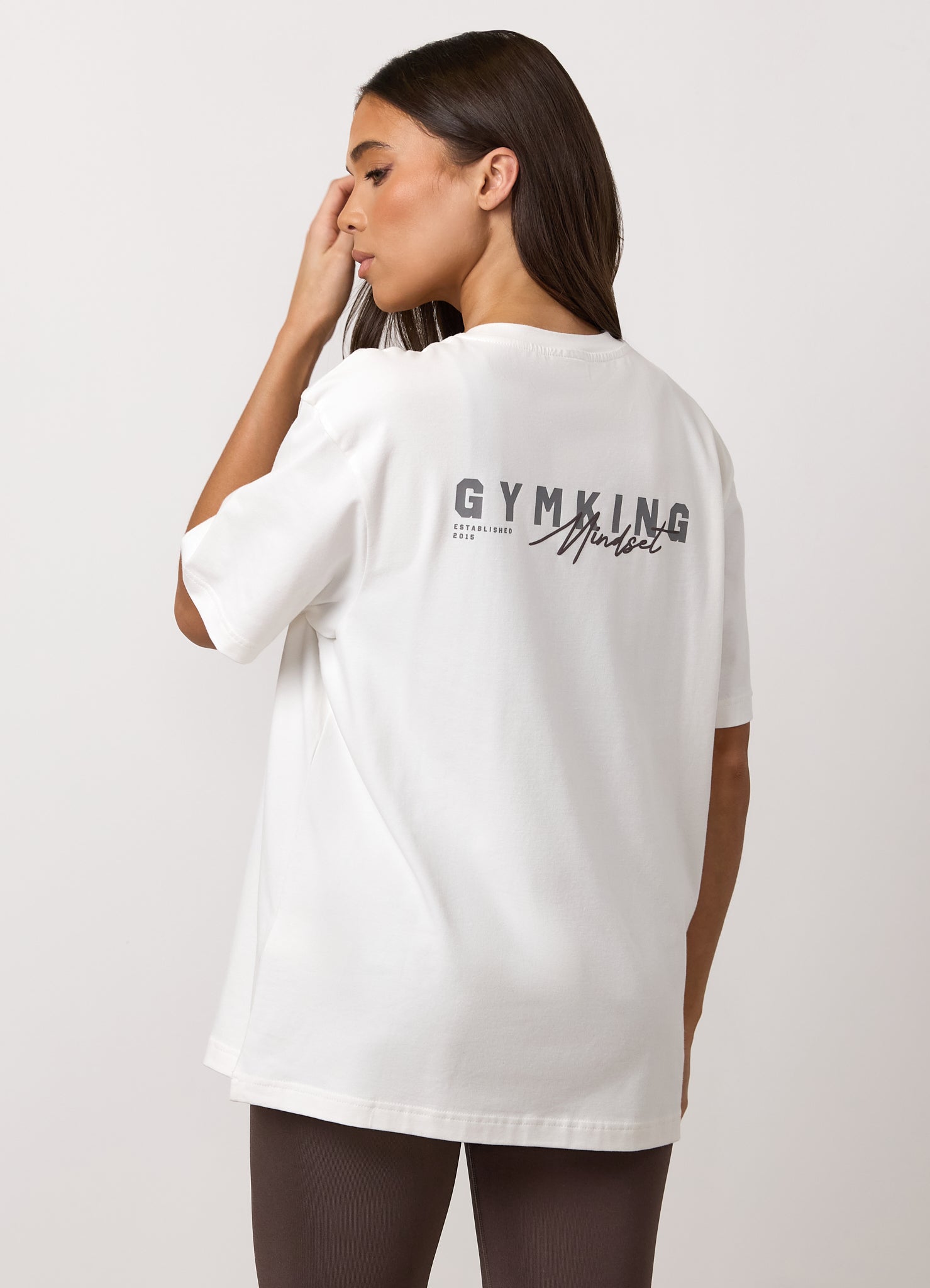 Gym King Poise Boyfriend Tee - Cream