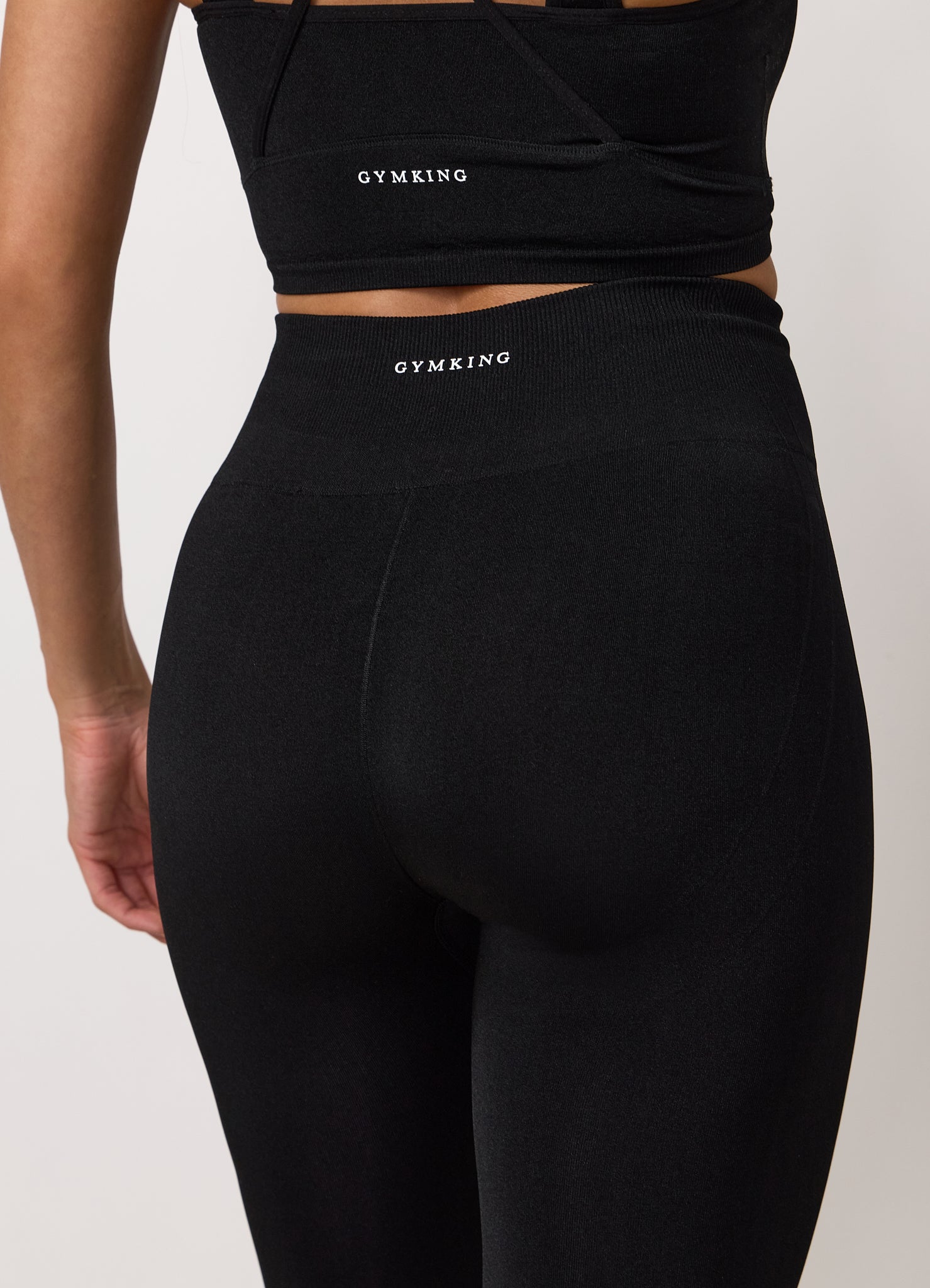 Gym King Poise Seamless Legging - Iridescent Black