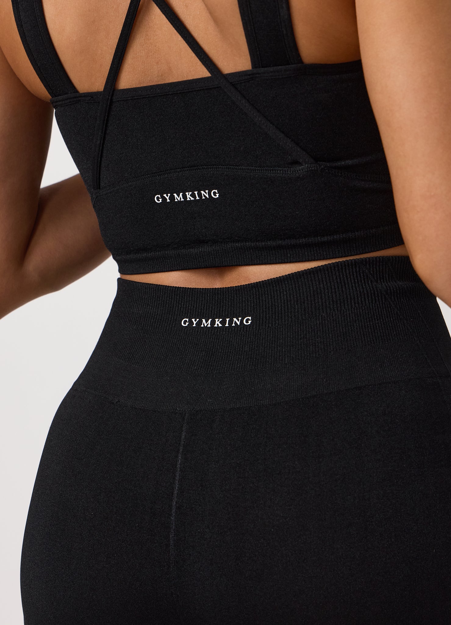 Gym King Poise Seamless Legging - Iridescent Black