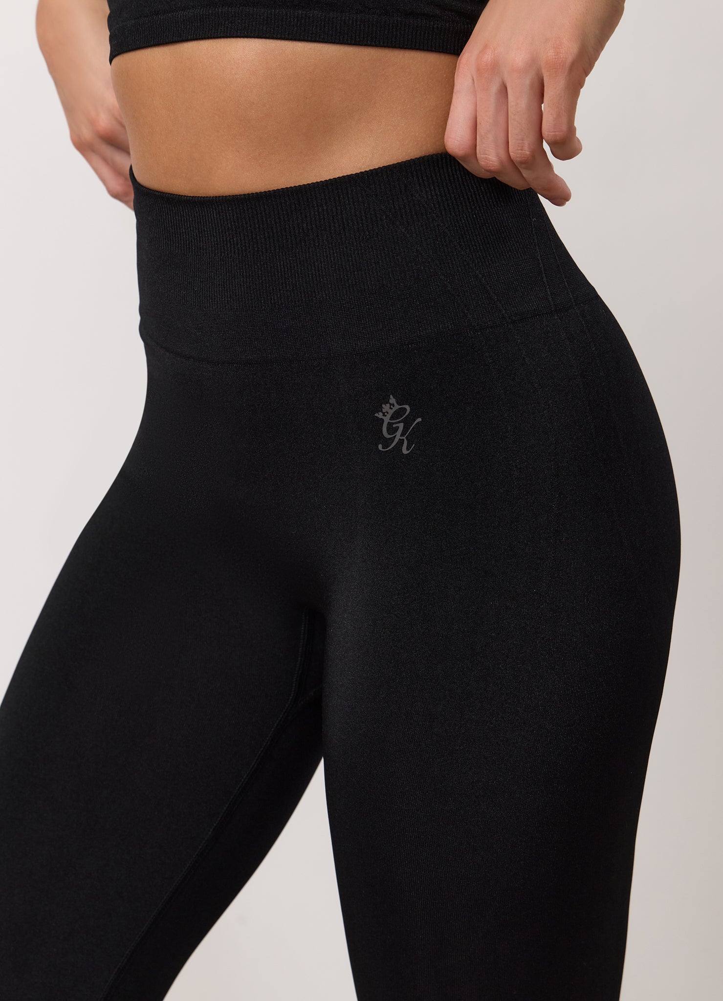 Gym King Poise Seamless Legging - Iridescent Black