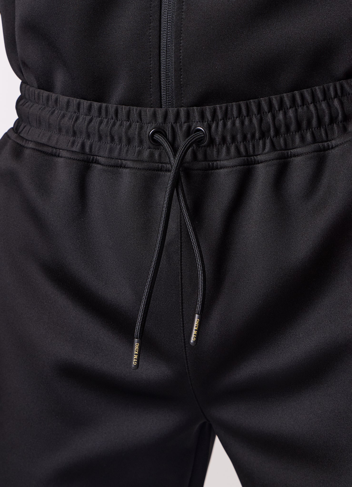 Gym King Poly Jogger - Black