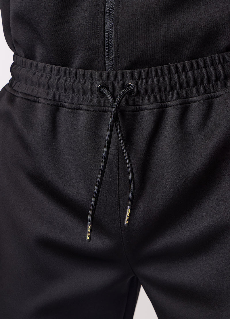 Gym King Poly Jogger - Black