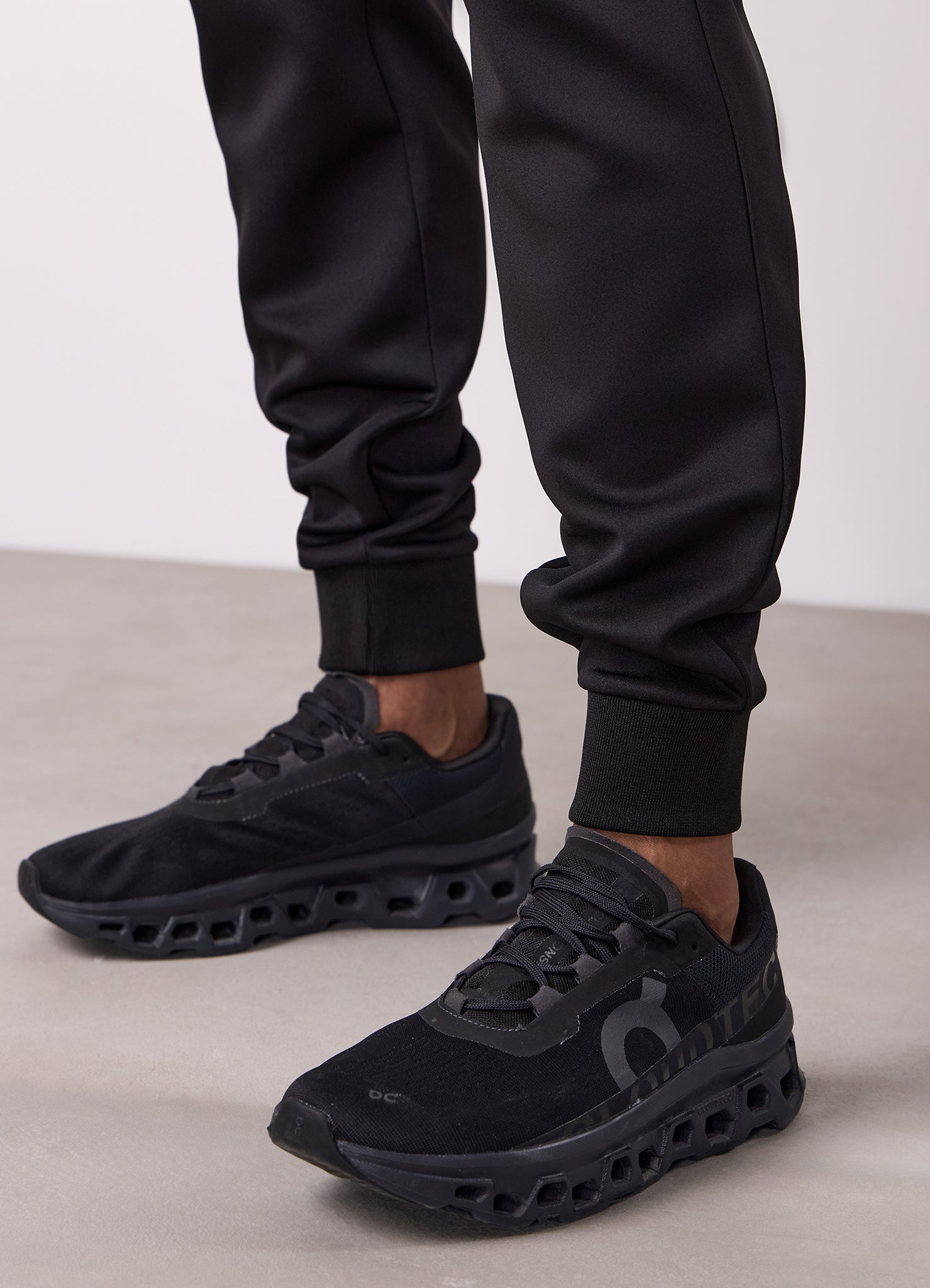 Gym King Poly Jogger - Black