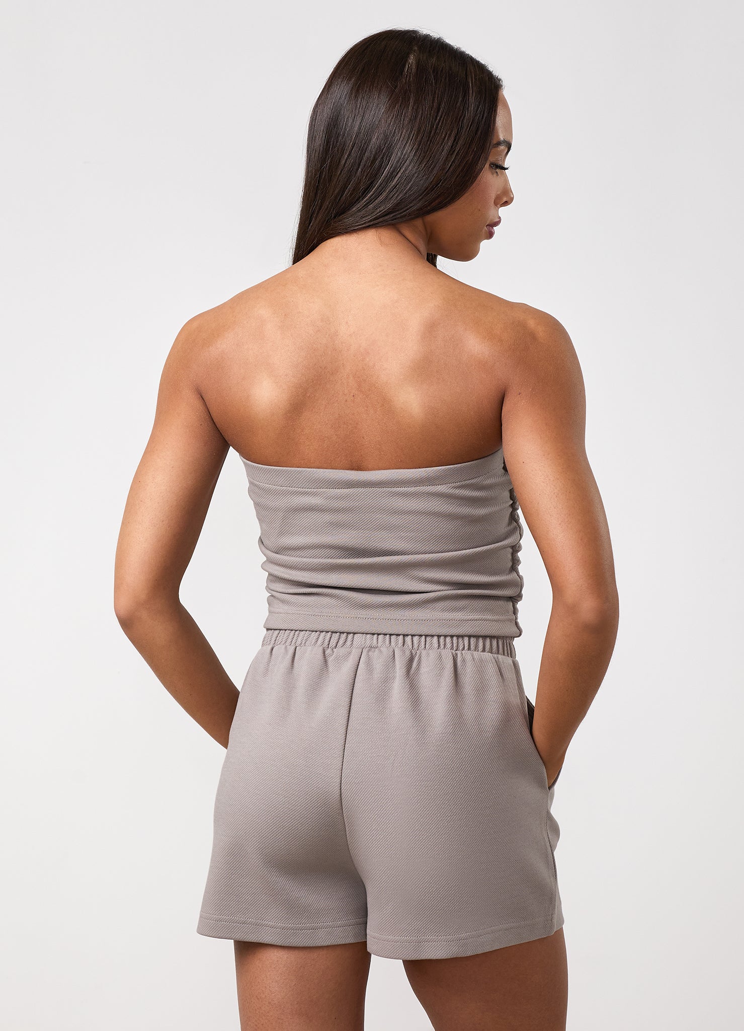 Gym King Portals Bandeau - Clay Grey