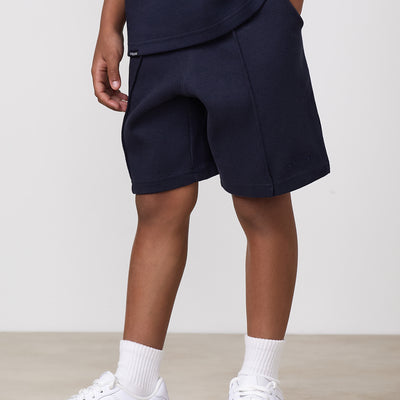 Gym King Older Kids Portals Texture Short - Navy