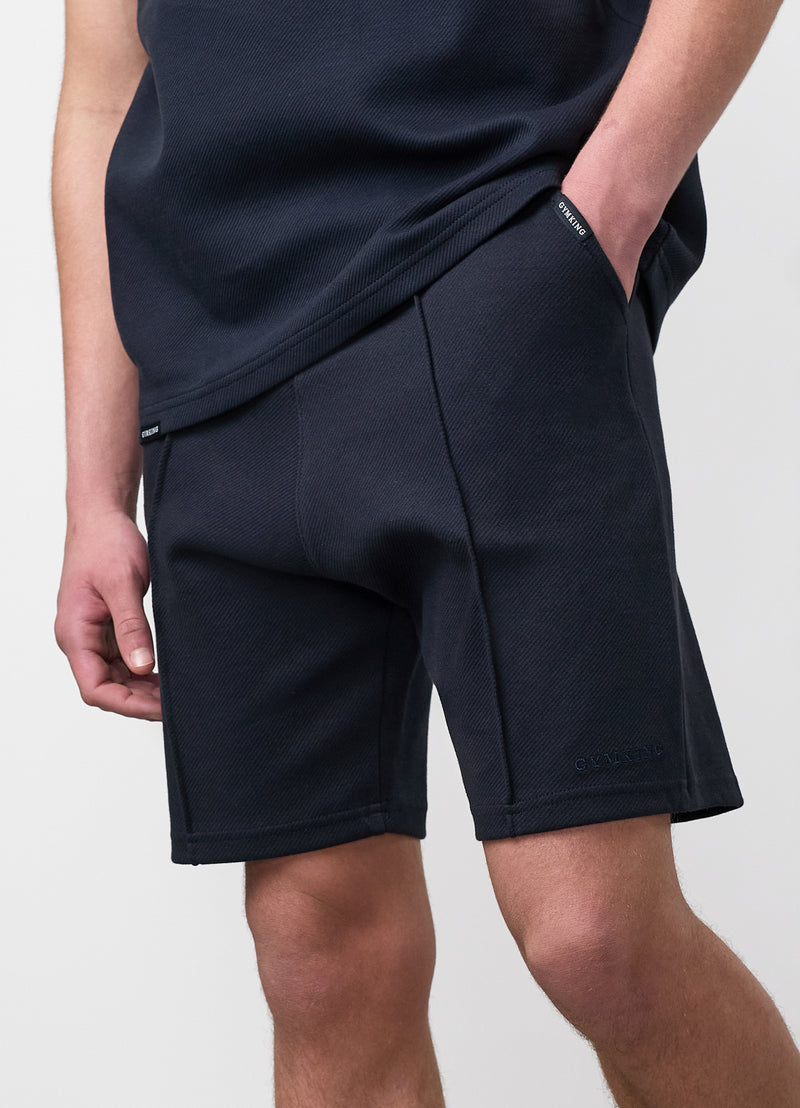 Gym King Older Kids Portals Texture Short - Navy