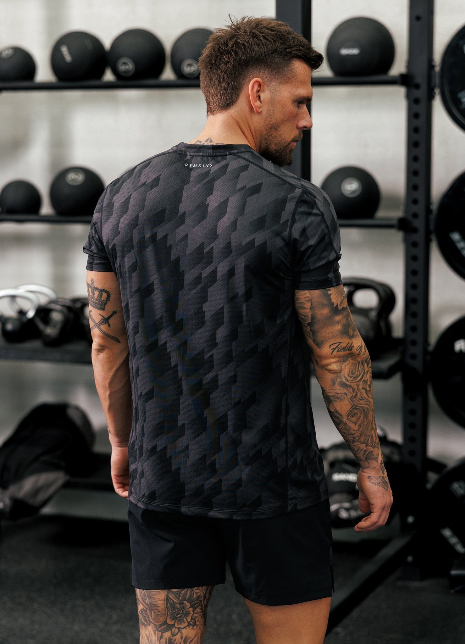 Gym King Power AOP Tee - Black