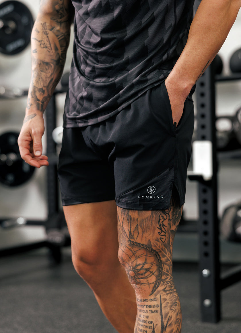 Gym King Power Performance 5" Short - Black