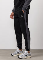 Gym King Power Fleece Hood Tracksuit - Black/Graphite/Gunmetal Grey
