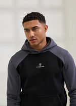 Gym King Power Fleece Hood Tracksuit - Black/Graphite/Gunmetal Grey