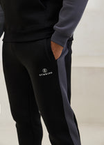 Gym King Power Fleece Hood Tracksuit - Black/Graphite/Gunmetal Grey