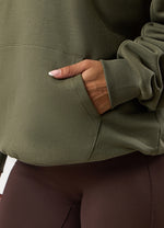 Gym King Powered By Belief Hood Tracksuit - Warm Khaki